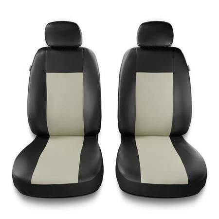 Capas de carro universais para Peugeot 107 (2004-2013) - protetores de assentos - coberturas para bancos - capas de proteção - Auto-Dekor - Comfort 1+1 - bege