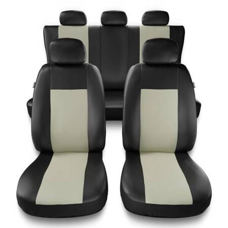 Capas de carro universais para Peugeot 508 I, II (2011-....) - protetores de assentos - coberturas para bancos - capas de proteção - Auto-Dekor - Comfort - bege