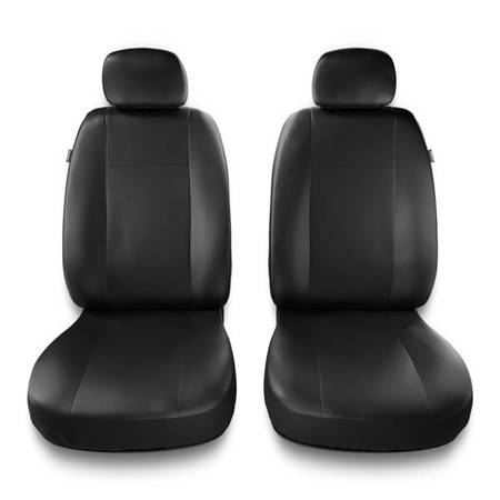 Capas de carro universais para Renault Kangoo I, II (1997-2019) - protetores de assentos - coberturas para bancos - capas de proteção - Auto-Dekor - Comfort 1+1 - preto