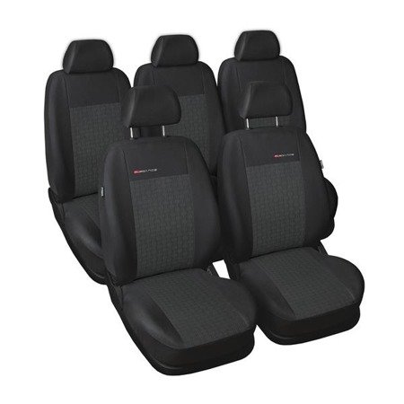 Capas feitas sob medida para Citroen Berlingo II XTR Van (2008-2018) - protetores de assentos - coberturas para bancos - capas de proteção - Auto-Dekor - Elegance - P-1