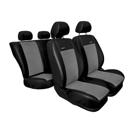 Capas feitas sob medida para Dacia Duster SUV (2010-2013) - protetores de assentos - coberturas para bancos - capas de proteção - Auto-Dekor - Premium - cinza