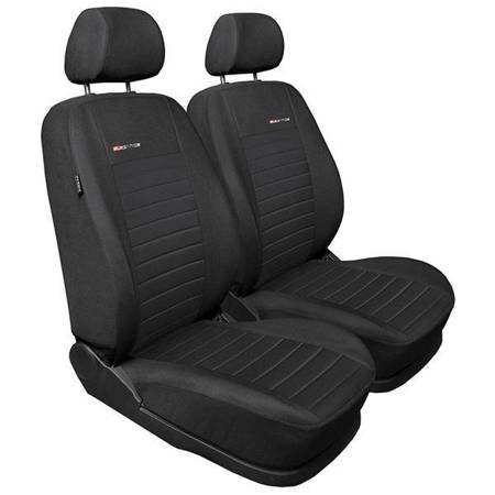 Capas feitas sob medida para Fiat Fiorino Van (2009-2016) apenas assentos dianteiros - protetores de assentos - coberturas para bancos - capas de proteção - Auto-Dekor - Elegance - P-4