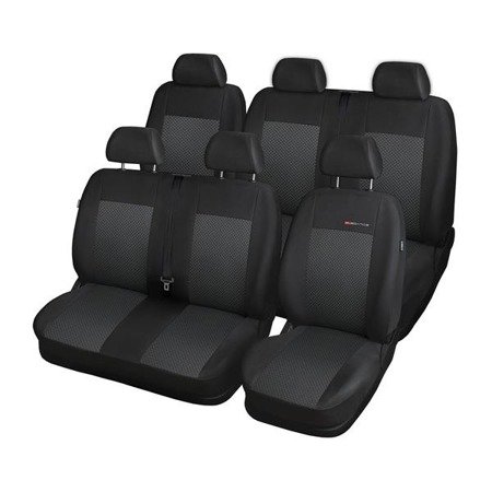 Capas feitas sob medida para Volkswagen Transporter T5 Van (2003-2015) - protetores de assentos - coberturas para bancos - capas de proteção - Auto-Dekor - Elegance - P-3