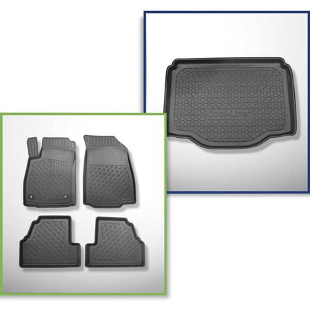 Conjunto: tapetes TPE + protetor de porta-malas para Chevrolet Trax Crossover (05.2013-06.2019) - Aristar - Cool liner - também para a versão Allroad