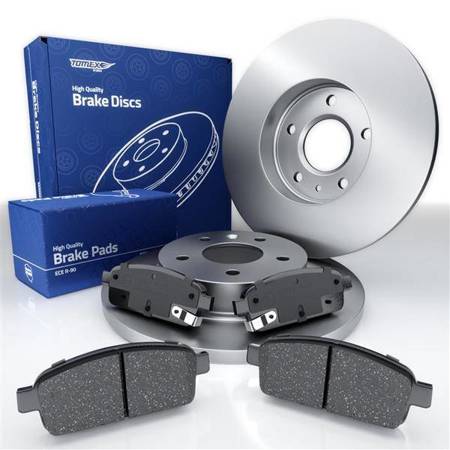 Pastilhas + discos de travão para Opel Ampera Liftback (2011-2015) - Tomex - TX 16-52 + TX 72-59 (traseiros)
