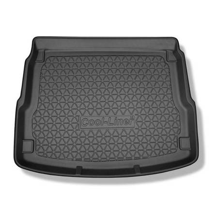 Protetor de porta-malas para Audi A8 D4 Limousine (01.2010-09.2013) - tapete para bagageira - Aristar - Cool liner - versão standard e longa; com roda sobressalente completa; também para a versão Quattro