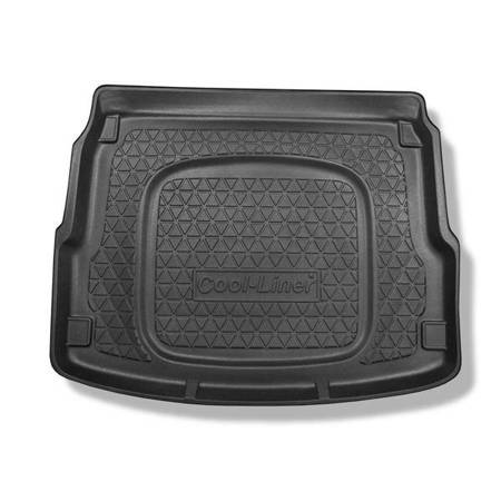 Protetor de porta-malas para Audi A8 D4 Limousine (01.2010-09.2013) - tapete para bagageira - Aristar - Cool liner - versão standard e longa; com roda sobressalente temporária / conjunto de reparação; também para a versão Quattro