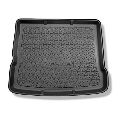 Protetor de porta-malas para Audi Q3 SUV (08.2011-06.2018) - tapete para bagageira - Aristar - Cool liner - parte superior do porta-malas; com roda sobressalente provisória; também para a versão Quattro