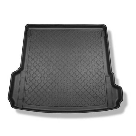 Protetor de porta-malas para Audi Q7 4M SUV (06.2015-....) - tapete para bagageira - Aristar - Guardliner - 5/7 lugares (terceira fileira inclinada); também para modelos com trilhos de montagem