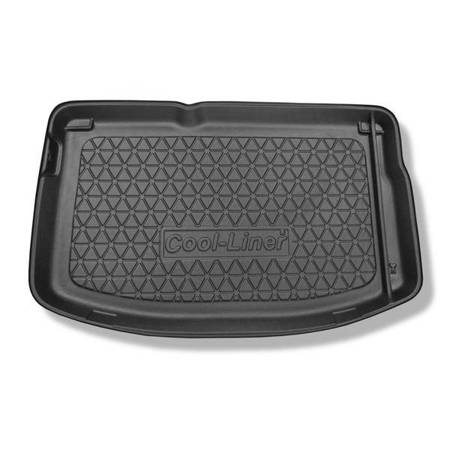 Protetor de porta-malas para Citroen C3 II Hatchback (2009-12.2016) - tapete para bagageira - Aristar - Cool liner - para todos os modelos (com roda sobressalente completa / com roda sobressalente temporária ou conjunto de reparação / sem e com subwoofer)