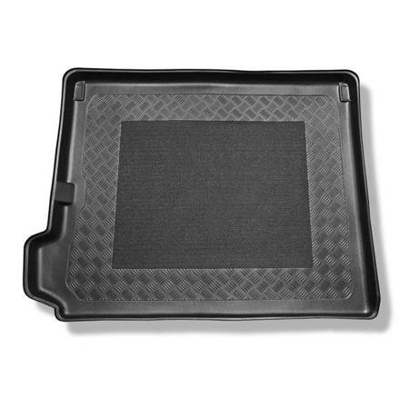 Protetor de porta-malas para Citroen C4 Grand Picasso II Minivan (09.2013-06.2022) - tapete para bagageira - Aristar - Standard - 7 lugares; terceira fileira inclinada