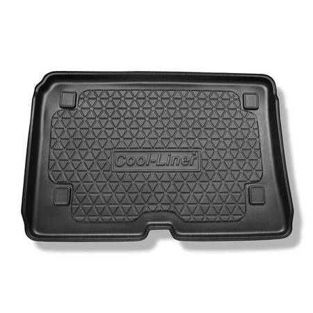 Protetor de porta-malas para Fiat Qubo Minivan (06.2008-2019) - tapete para bagageira - Aristar - Cool liner - 5 lugares