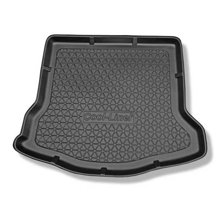 Protetor de porta-malas para Ford Focus III Sedan (05.2011-08.2018) - tapete para bagageira - Aristar - Cool liner - com roda sobressalente provisória ou conjunto de reparação