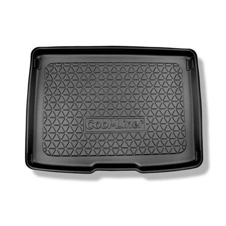 Protetor de porta-malas para Ford Focus IV Hatchback, Active Hatchback (09.2018-....) - tapete para bagageira - Aristar - Cool liner - parte superior do porta-malas; com roda sobressalente completa; base móvel na posição mais alta