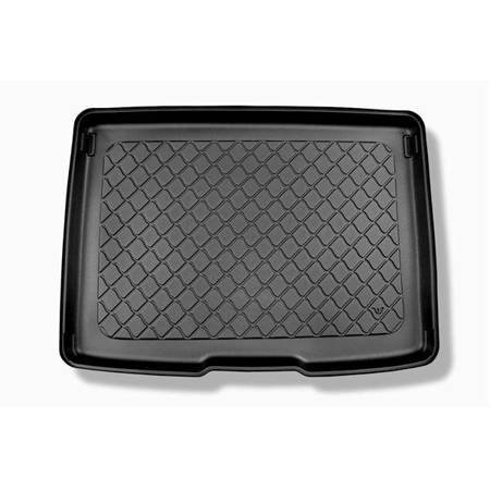 Protetor de porta-malas para Ford Focus IV Hatchback, Active Hatchback (09.2018-....) - tapete para bagageira - Aristar - Guardliner - parte superior do porta-malas; com roda sobressalente completa; base móvel na posição mais alta