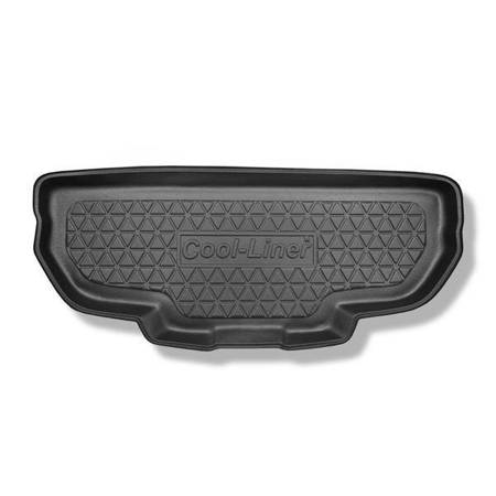 Protetor de porta-malas para Ford Galaxy II Minivan (06.2006-08.2015) - tapete para bagageira - Aristar - Cool liner - 7 lugares - terceira fileira levantada (no espaçamento atrás da terceira fileira de assentos); com ar condicionado de 2/3 zonas (GHIA / 