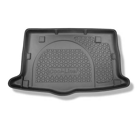 Protetor de porta-malas para Hyundai Veloster Coupé (07.2011-12.2016) - tapete para bagageira - Aristar - Cool liner - com /sem subwoofer; possibilidade de remover o compartimento esquerdo