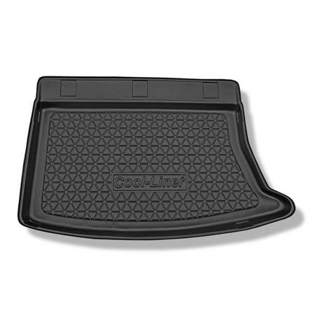 Protetor de porta-malas para Hyundai i30 I Hatchback (07.2007-01.2012) - tapete para bagageira - Aristar - Cool liner - com roda sobressalente provisória ou conjunto de reparação