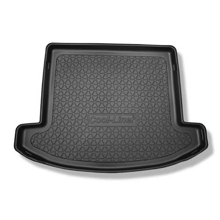 Protetor de porta-malas para Kia Carens IV Minivan (04.2013-08.2019) - tapete para bagageira - Aristar - Cool liner - 7 lugares; terceira fileira inclinada