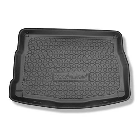 Protetor de porta-malas para Kia Ceed II Hatchback (05.2012-05.2018) - tapete para bagageira - Aristar - Cool liner - parte superior do porta-malas (com compartimento)