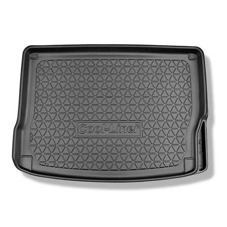 Protetor de porta-malas para Kia Niro Crossover (08.2016-05.2022) - tapete para bagageira - Aristar - Cool liner - com /sem subwoofer; parte superior do porta-malas (com compartimento); compartimento direito removível em modelos com baterias PHEV (Híbrido