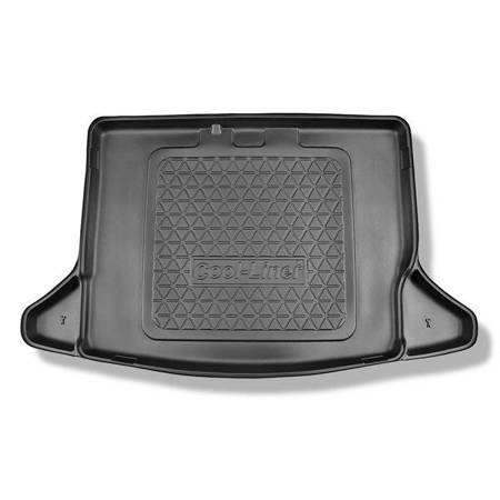 Protetor de porta-malas para Kia Niro Crossover (08.2016-05.2022) - tapete para bagageira - Aristar - Cool liner - parte inferior do porta-malas (sem compartimento); compartimento esquerdo e direito amovíveis em modelos com baterias e/ou subwoofer