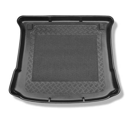 Protetor de porta-malas para Mazda 5 II Minivan (2005-09.2010) - tapete para bagageira - Aristar - Standard - 7 lugares; terceira fileira inclinada