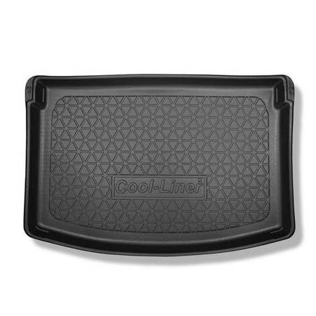 Protetor de porta-malas para Mazda CX-3 SUV (06.2015-12.2021) - tapete para bagageira - Aristar - Cool liner - para o nível superior (também com subwoofer) e inferior (apenas sem subwoofer) da base móvel do porta-malas