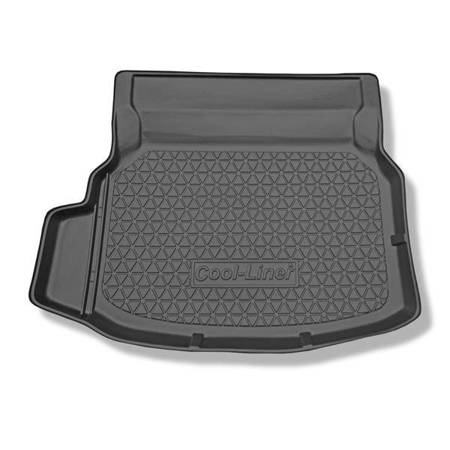 Protetor de porta-malas para Mercedes-Benz Classe C W204 Limusine (04.2007-02.2014) - tapete para bagageira - Aristar - Cool liner - assentos reclináveis traseiros; com compartimento esquerdo