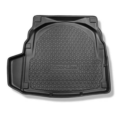 Protetor de porta-malas para Mercedes-Benz Classe E W212 Limusine (03.2009-03.2016) - tapete para bagageira - Aristar - Cool liner - com compartimento esquerdo (para possível remoção); superfície plana do porta-malas