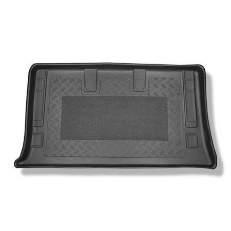 Protetor de porta-malas para Mercedes-Benz Vito W639 Van (08.2003-09.2014) - tapete para bagageira - Aristar - Standard - versão longa (distância entre eixos 3.200 mm; comprimento do carro 5.008 mm); para a terceira fileira de assentos