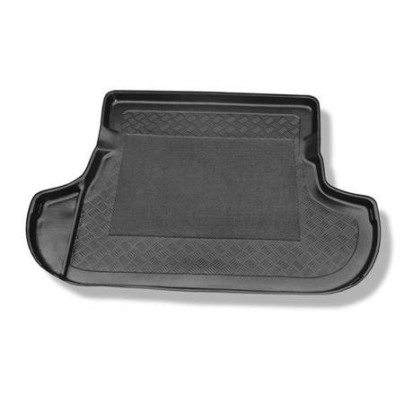 Protetor de porta-malas para Mitsubishi Outlander II SUV (03.2007-08.2012) - tapete para bagageira - Aristar - Standard - 5/7 lugares; terceira fileira inclinada (com e sem subwoofer)