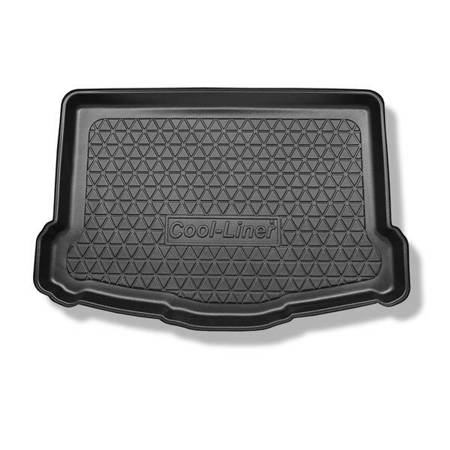 Protetor de porta-malas para Nissan Qashqai II J11 Crossover (02.2014-05.2021) - tapete para bagageira - Aristar - Cool liner - compartimento de bagagem inferior com roda sobressalente temporária (base dupla removida do porta-malas)