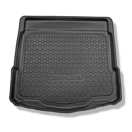 Protetor de porta-malas para Nissan X-Trail III T32 SUV (08.2014-12.2021) - tapete para bagageira - Aristar - Cool liner - 5 lugares; parte inferior do porta-malas (sob a base móvel)