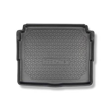 Protetor de porta-malas para Opel Grandland X SUV (10.2017-2021) - tapete para bagageira - Aristar - Cool Liner - parte inferior do porta-malas com preparação sob a base móvel do porta-malas; sob / sem base móvel de porta-malas (Flex door); não para a ver