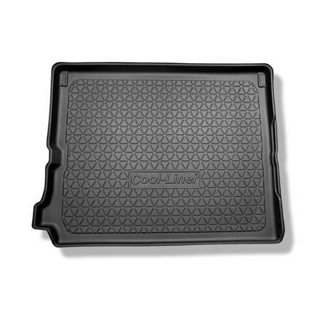 Protetor de porta-malas para Peugeot 5008 II SUV (07.2017-2024) - tapete para bagageira - Aristar - Cool liner - 7 lugares; terceira fileira inclinada