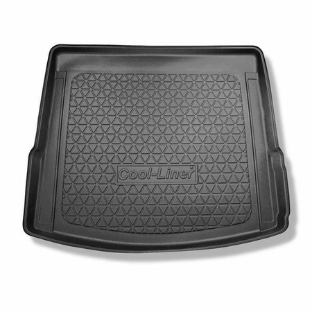 Protetor de porta-malas para Porsche Macan SUV (03.2014-....) - tapete para bagageira - Aristar - Cool liner - também para modelos com trilhos de montagem