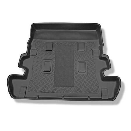 Protetor de porta-malas para Toyota Land Cruiser V8 J200 SUV (2007-2021) - tapete para bagageira - Aristar - Standard - 7 lugares