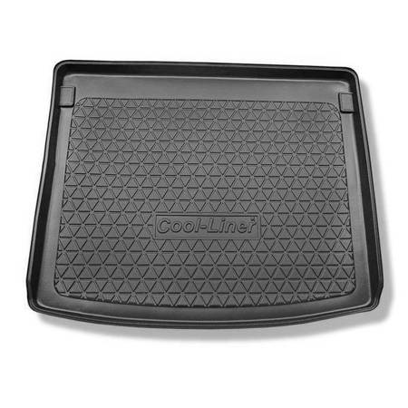 Protetor de porta-malas para Volkswagen Caddy Life, Comfortline, Trendline Combo (2004-10.2020) - tapete para bagageira - Aristar - Cool liner - 5 lugares; isolamento acústico nas paredes do porta-malas