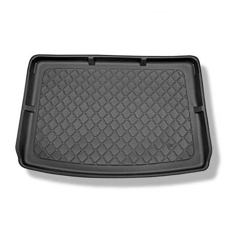 Protetor de porta-malas para Volkswagen Golf Plus VI 5K Minivan (04.2009-2012) - tapete para bagageira - Aristar - Guardliner - fileira traseira dos bancos deslocada para trás o máximo possível; parte superior do porta-malas