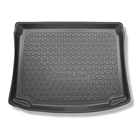 Protetor de porta-malas para Volkswagen Golf Plus VI Minivan (04.2009-2012) - tapete para bagageira - Aristar - Cool liner - porta-malas inferior (sem base dupla no porta-malas; roda sobressalente temporária)