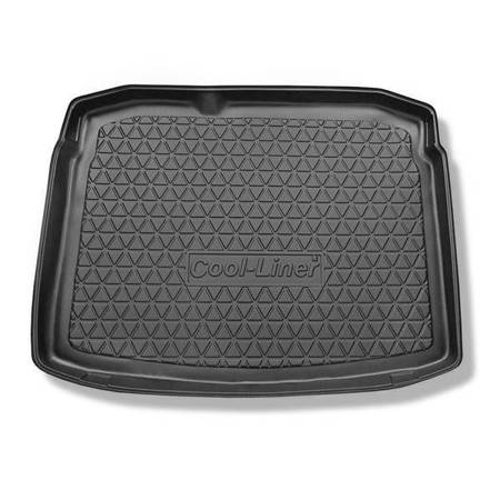 Protetor de porta-malas para Volkswagen Golf V 1K Comfortline Hatchback (10.2003-2008) - tapete para bagageira - Aristar - Cool liner - com roda sobressalente provisória ou conjunto de reparação