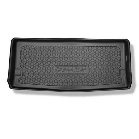 Protetor de porta-malas para Volkswagen Multivan T5 Van (2003-05.2015) - tapete para bagageira - Aristar - Cool liner - distância entre eixos curtos; para a terceira fileira de assentos