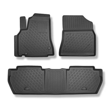 Tapetes TPE para Citroen Berlingo Monovolume (2008-08.2018) - tapetes de carro - Aristar - Cool liner - 5 ou 7 lugares; sem terceira fileira