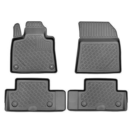 Tapetes TPE para Citroen C4 Grand Spacetourer Minivan (09.2013-06.2022) - tapetes de carro - Aristar - Cool liner - sem terceira fileira