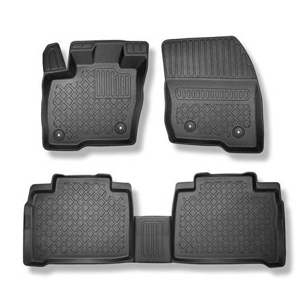 Tapetes TPE para Ford S-Max II Minivan (09.2015-....) - tapetes de carro - Aristar - Guardliner - 5 ou 7 lugares; sem terceira fileira