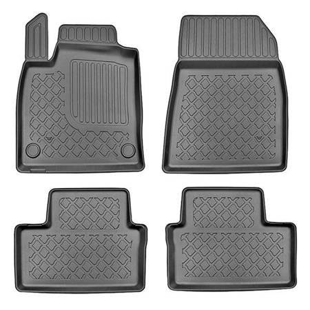 Tapetes TPE para Renault Clio V Hatchback (09.2019-....) - tapetes de carro - Aristar - Guardliner - também com tração híbrida