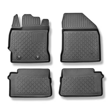 Tapetes TPE para Toyota Auris II Hatchback (01.2013-12.2018) - tapetes de carro - Aristar - Guardliner - também com tração híbrida