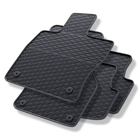 Tapetes de borracha para Volkswagen Golf VII (2012-2020) - tapetes de carro - preto - Geyer & Hosaja - 810/4C