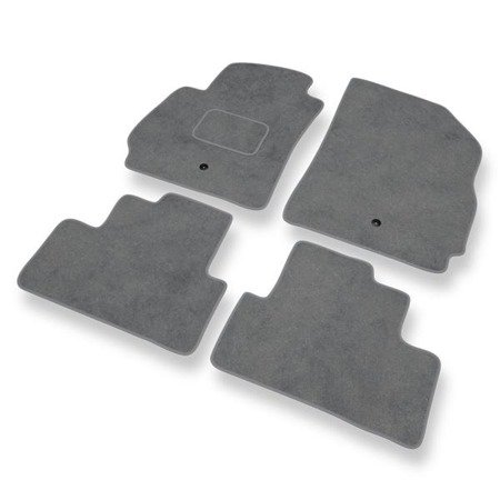 Tapetes de veludo para Chevrolet Orlando (2010-2018) - tapetes de carro - DGS Autodywan - cinza